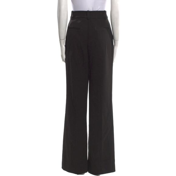 Favorite Daughter The Favorite Pant Black Pleated High Rise Wide Leg Size 2 - Picture 3 of 6
